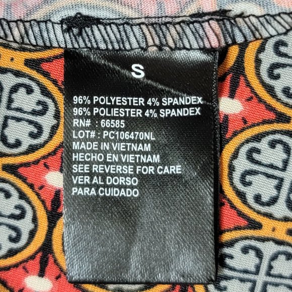 Perceptions New York Sleeveless Border Print Pleated Summer Dress - S - Picture 6 of 7